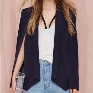 Nasty Gal Cape Blazer